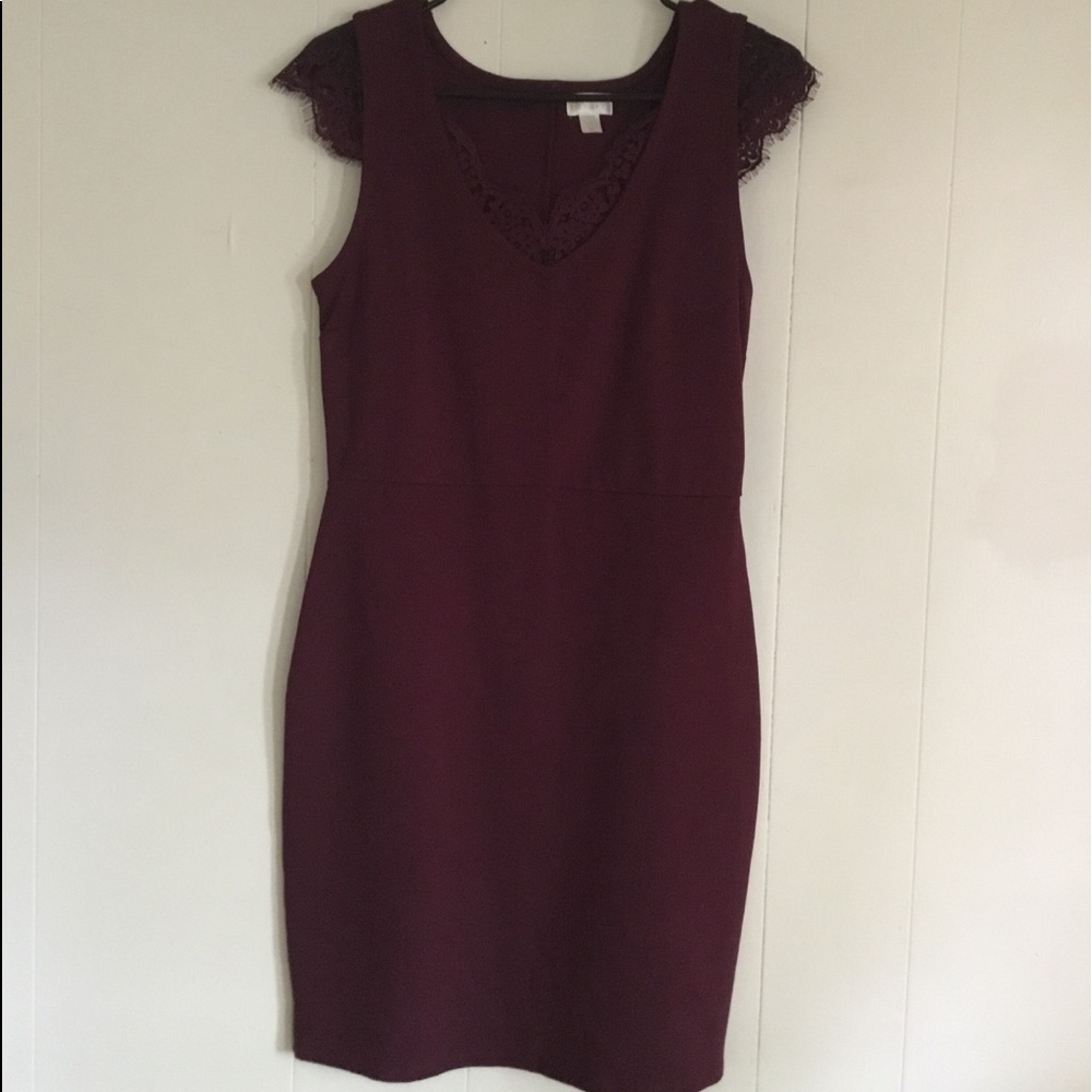 Decree medium Maroon Dress